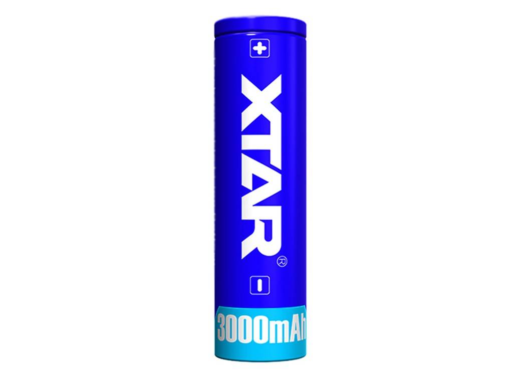 Batteria agli ioni di litio XTAR 18650 3000mAh 3,6V - 3,7V (protetta)-0