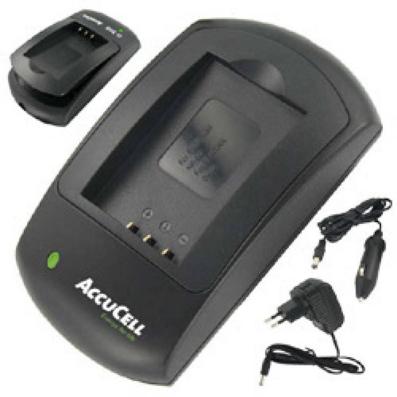 Caricabatterie AccuCell adatto per Ricoh DB-50, Caplio R1, R2, RZ1-0