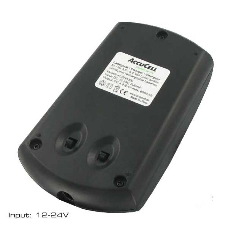 Caricabatterie AccuCell adatto per Konica Minolta NP-1, Dimage X1-2