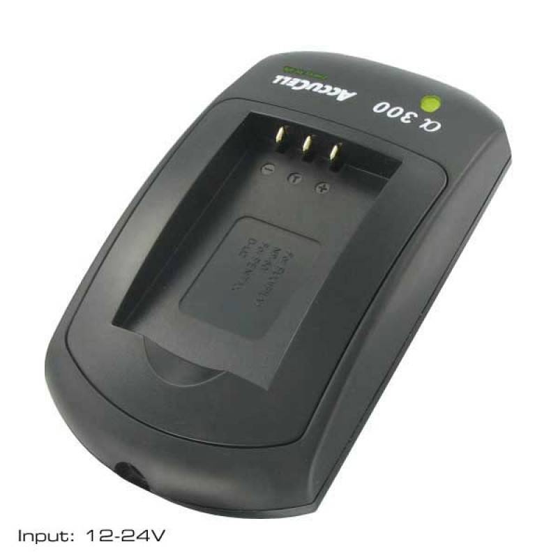 Caricabatterie AccuCell adatto per Ricoh DB-50, Caplio R1, R2, RZ1-3