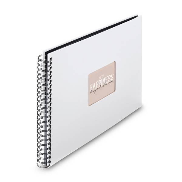 Hama 00009847 album fotografico e portalistino Bianco 300 fogli 10 x 15 Rilegatura a spirale