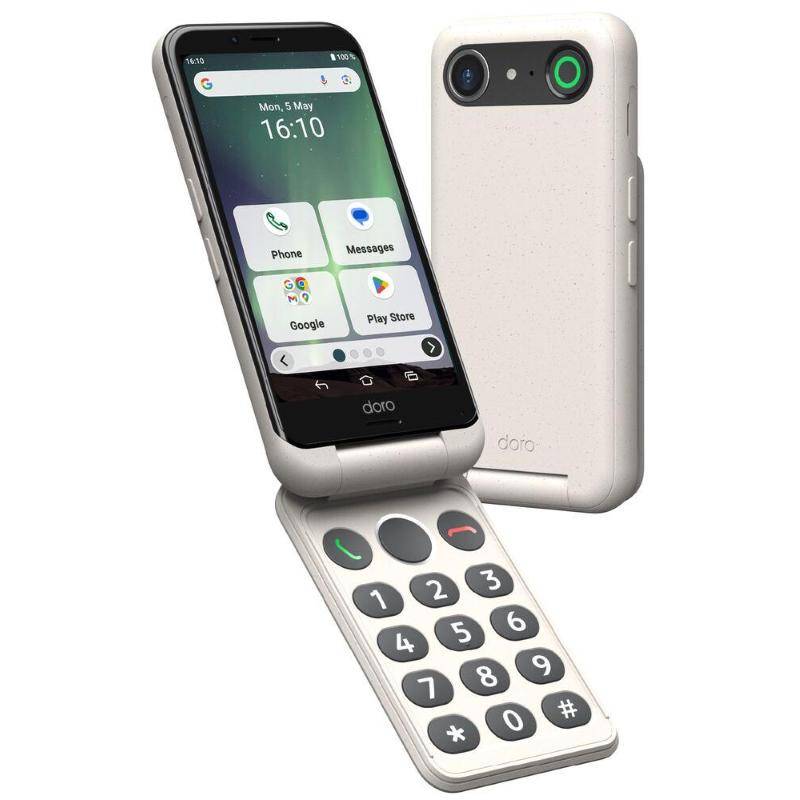 Doro aurora a20 smartphone 4gb/64gb dual-sim doro easy interface weiß-0