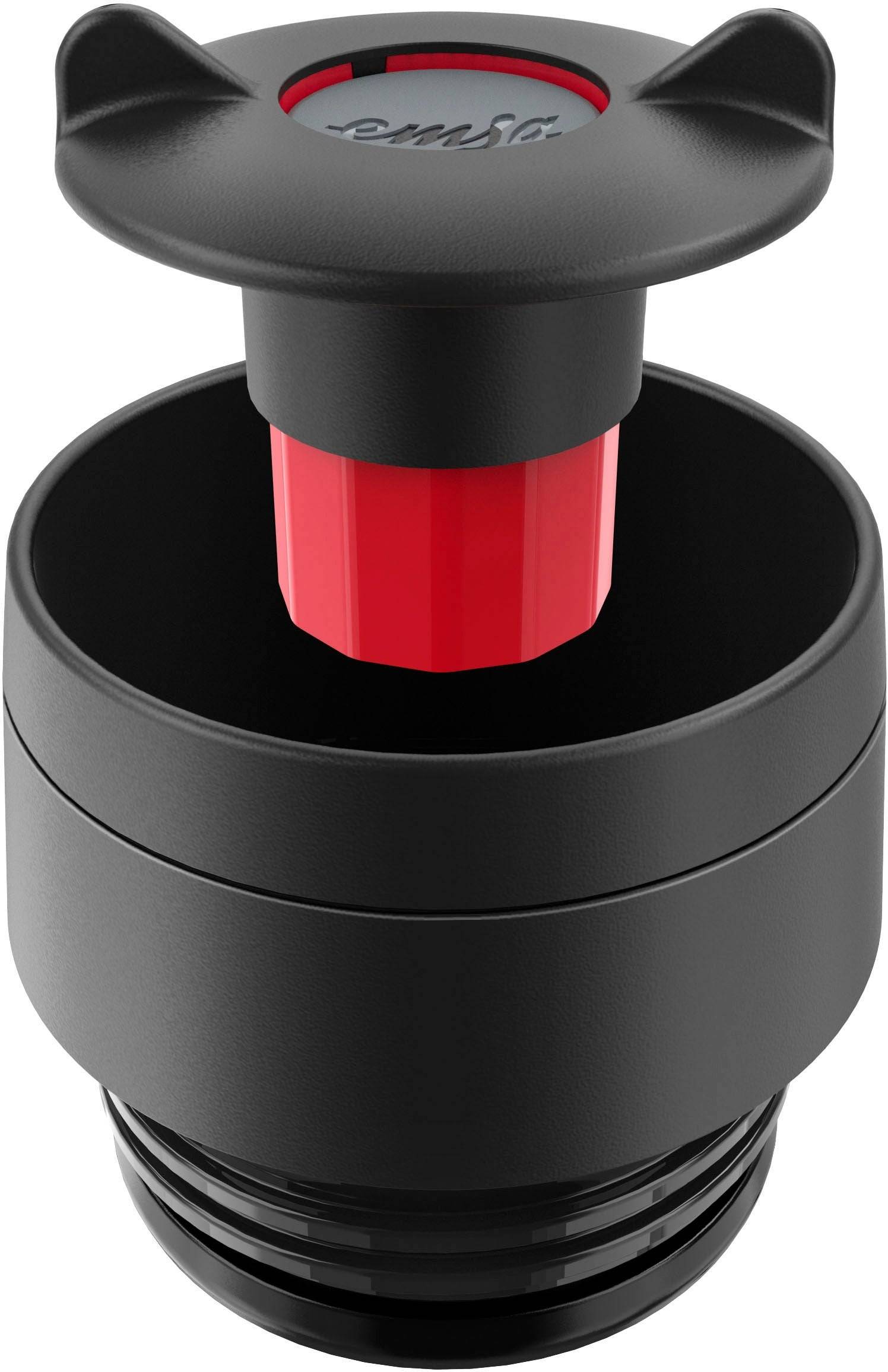 emsa Isolierbecher TRAVEL MUG Classic, 0,36 L., pastellrosa hochwertiger, vakuumisolierter Edelstahlkörper, spül - 1 Stü-1