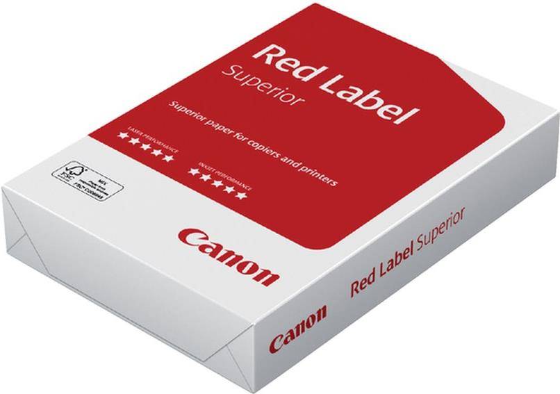 Canon Red Label Superior FSC. Empfohlene Nutzung: Laser-/Inkjet-Druck, Papiergröße: A4 (210x297 mm), Blätter pro Packung-0