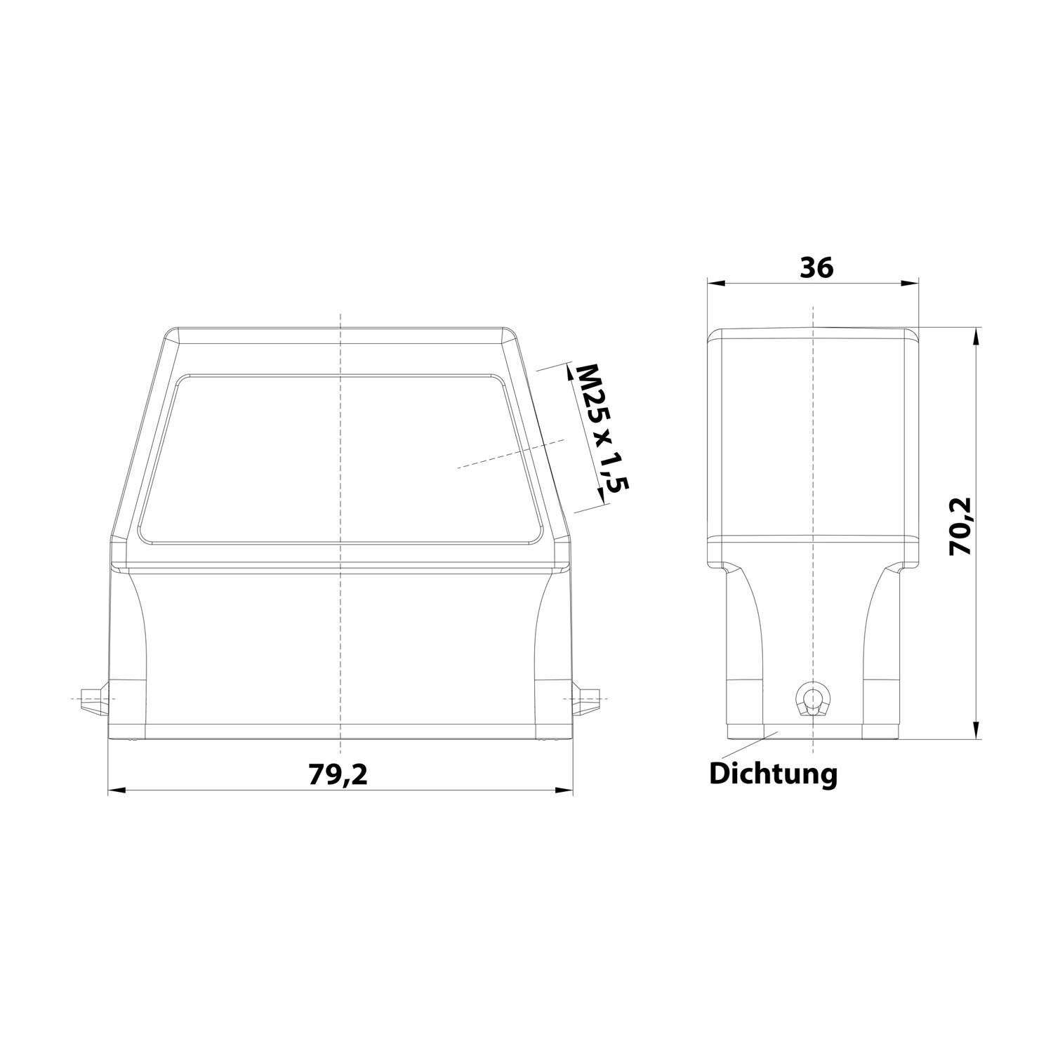 Immagine simbolo per Componenti elettromeccanici HARTING 19200160546