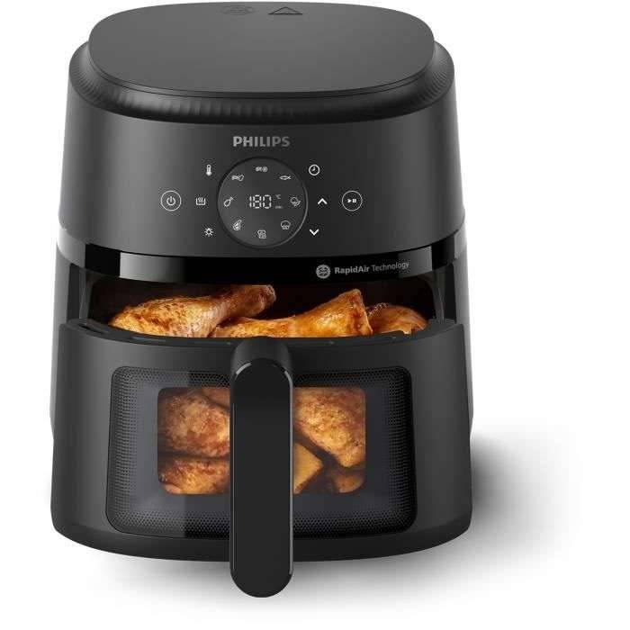 Philips NA220/00 FRIGGITRICE AD ARIA MULTICOOKER 4.2 LITRI 13 PROGRAMMI FINESTRA BLACK-1