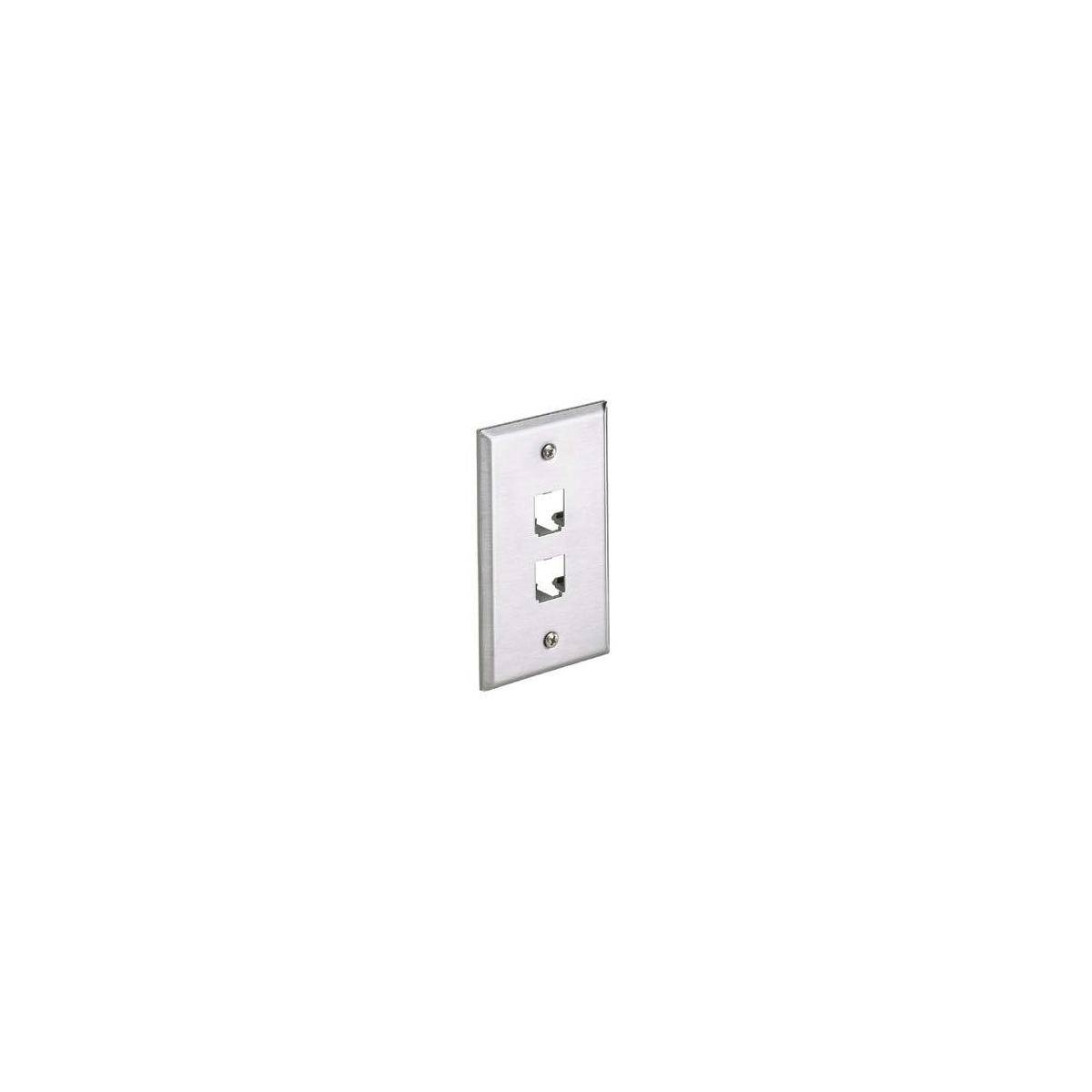 Panduit CFP2SY Placca copripresa e copri interruttori Acciaio inox-0