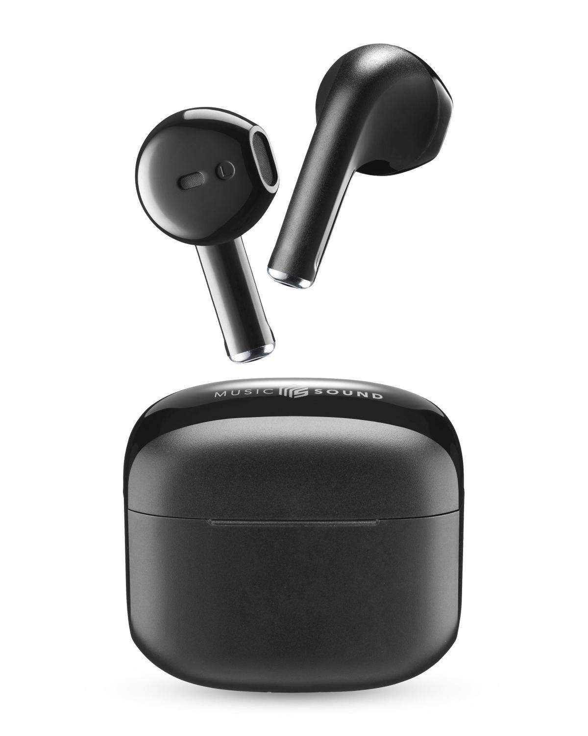 Cellularline Music Sound Swag Auricolari Wireless Earphones Bluetooth Nero-1