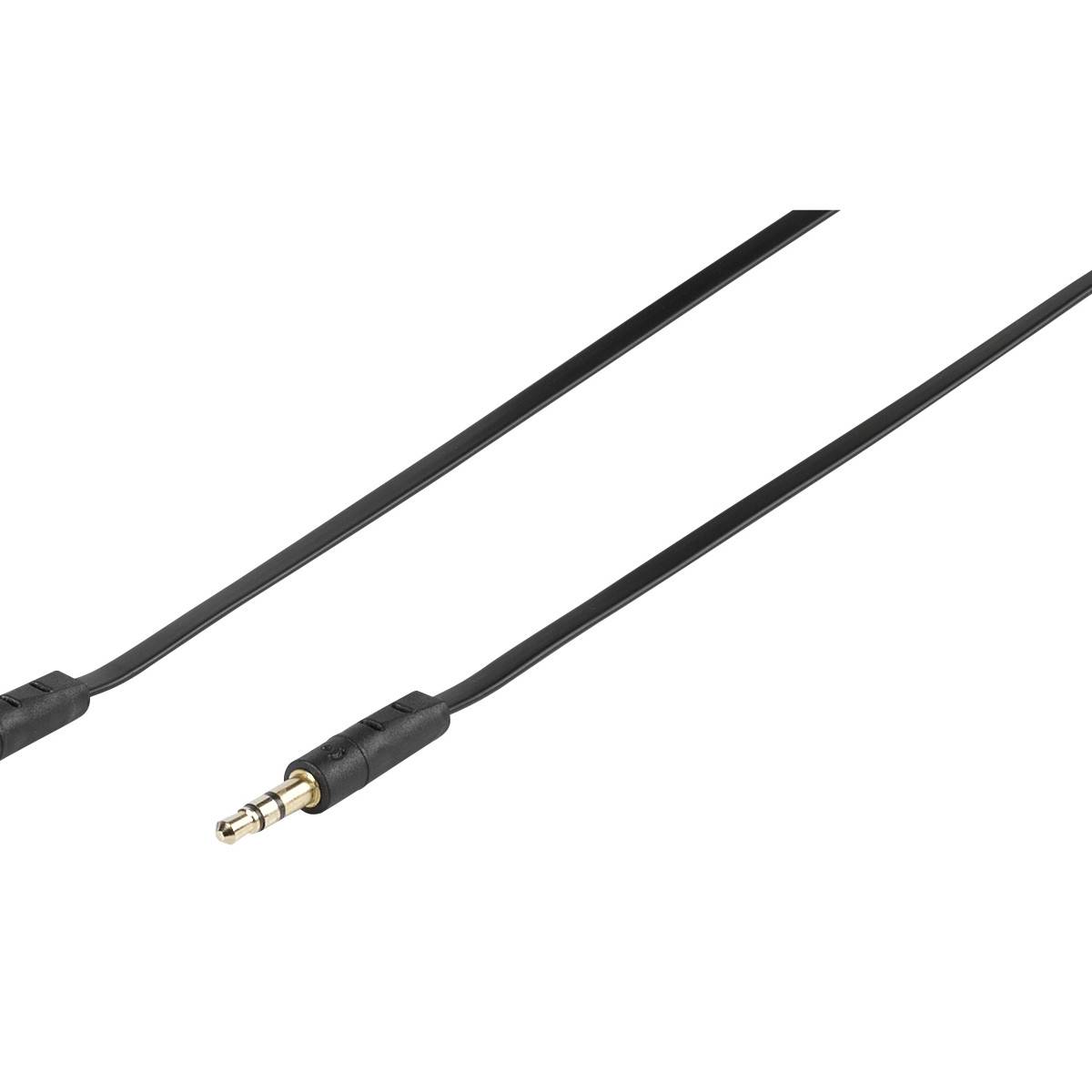 Vivanco 46/10 09FG Audio Cavo [1x Spina jack da 3.5 mm - 1x Spina jack da 3.5 mm] 0.90 m Nero-4