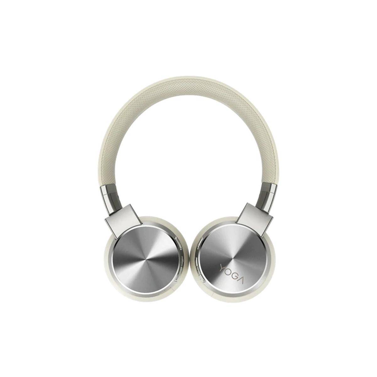 Lenovo Yoga Auricolare Con cavo e senza cavo A Padiglione Bluetooth Crema, Bianco GXD0U47643-4