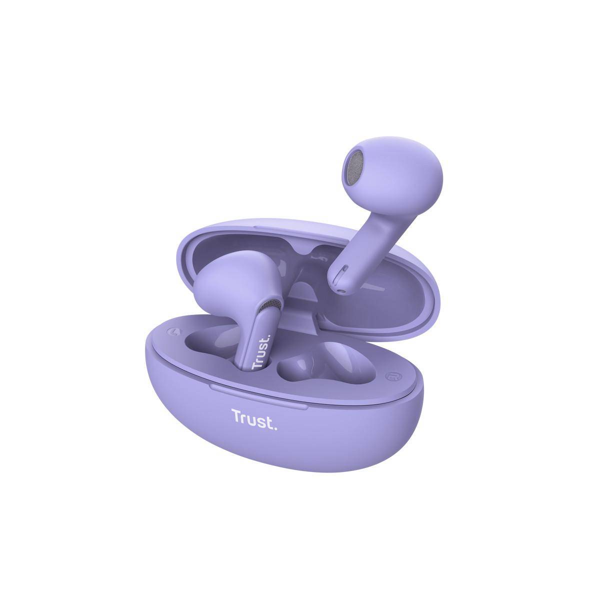 Trust Yavi Auricolare True Wireless Stereo (TWS) In-ear Musica e Chiamate USB tipo-C Bluetooth Viola-1