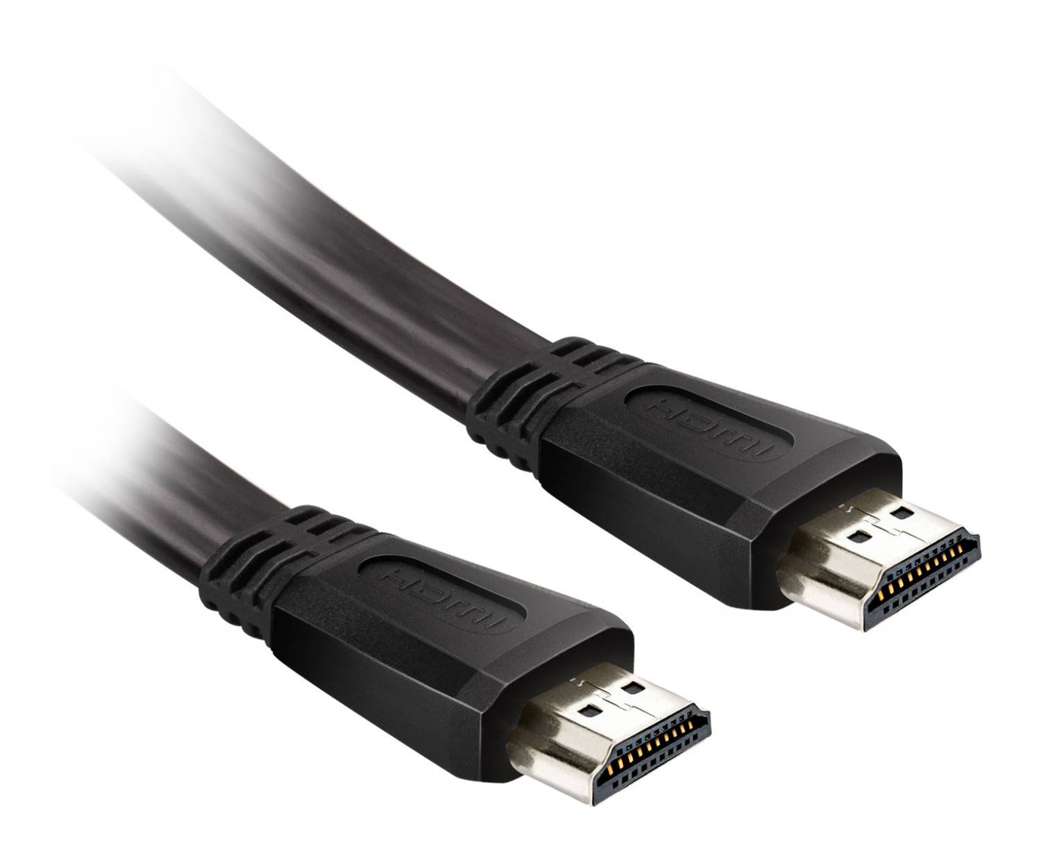 Ekon ECVHDMI10FLAT cavo HDMI 1 m HDMI tipo A (Standard) Nero-0