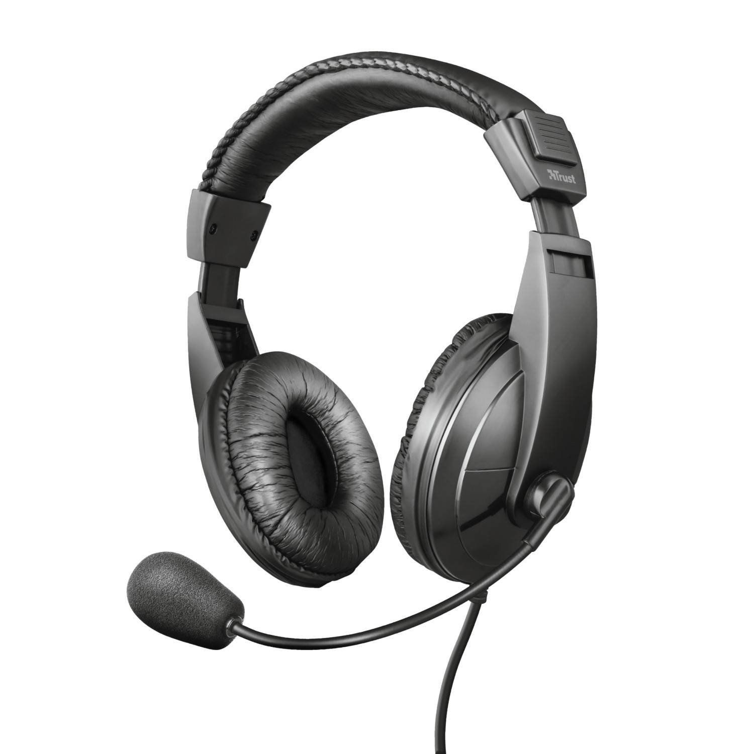 Trust Quasar Gaming Cuffie Over Ear via cavo Stereo Nero regolazione del volume, Muto-6