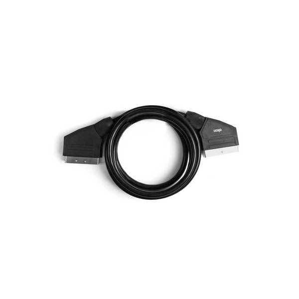 Ekon 134544 Cavo Scart Maschio 21 Pin 1.5 mt Nero