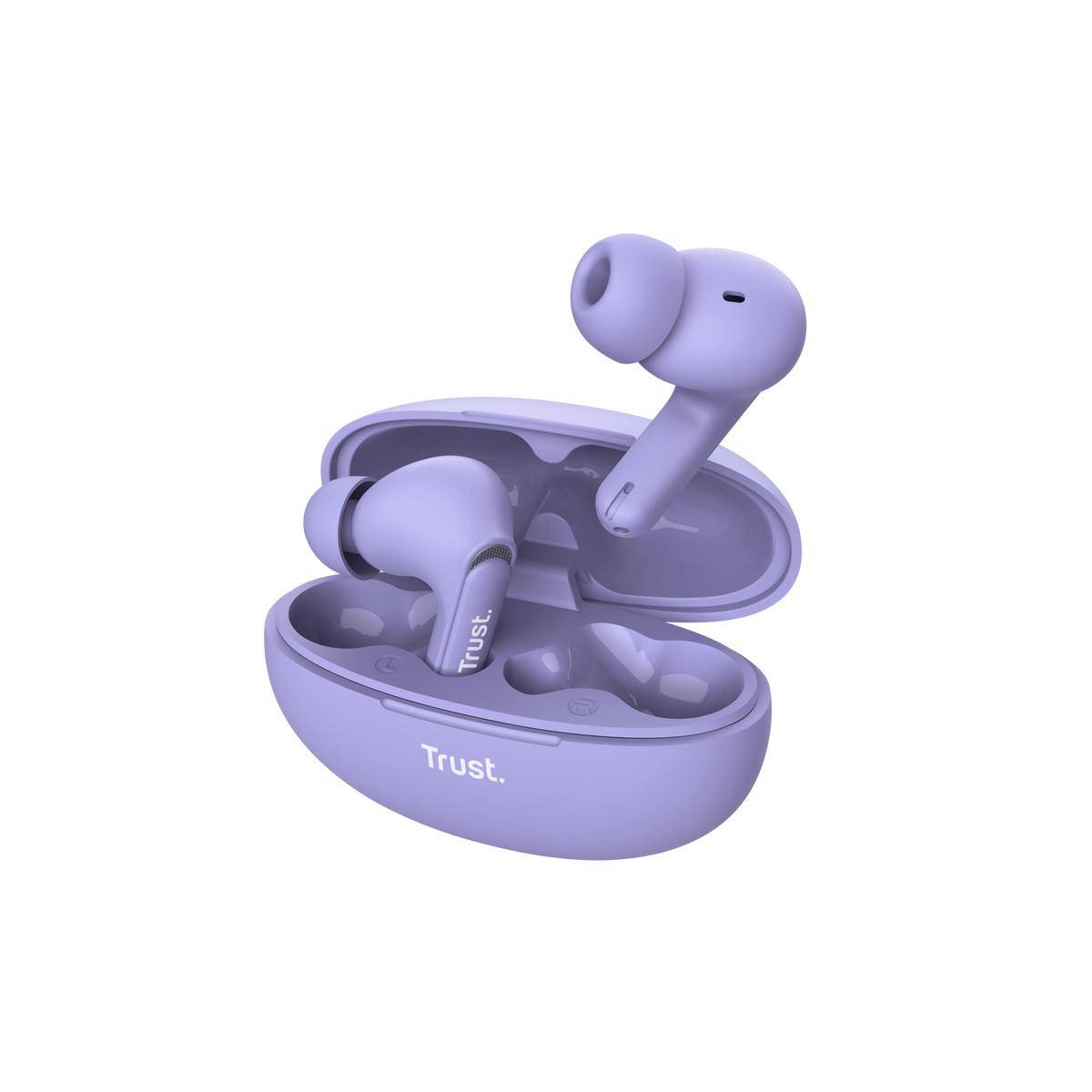 Trust Yavi Auricolare True Wireless Stereo (TWS) In-ear Musica e Chiamate USB tipo-C Bluetooth Viola-1