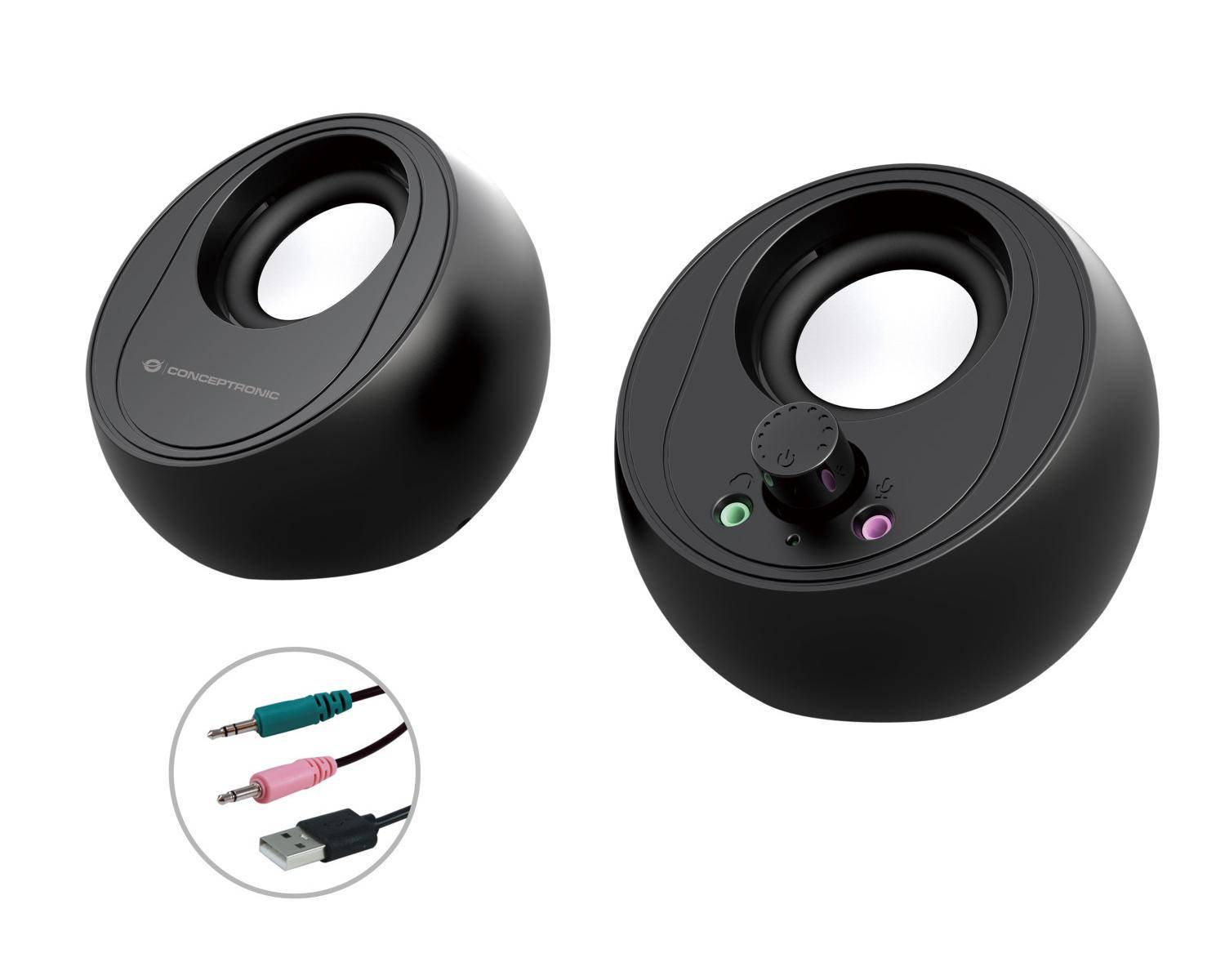 Conceptronic BJORN - Lautsprecher - für PC - kabellos - Bluetooth - 10 Watt (Gesamt)-4