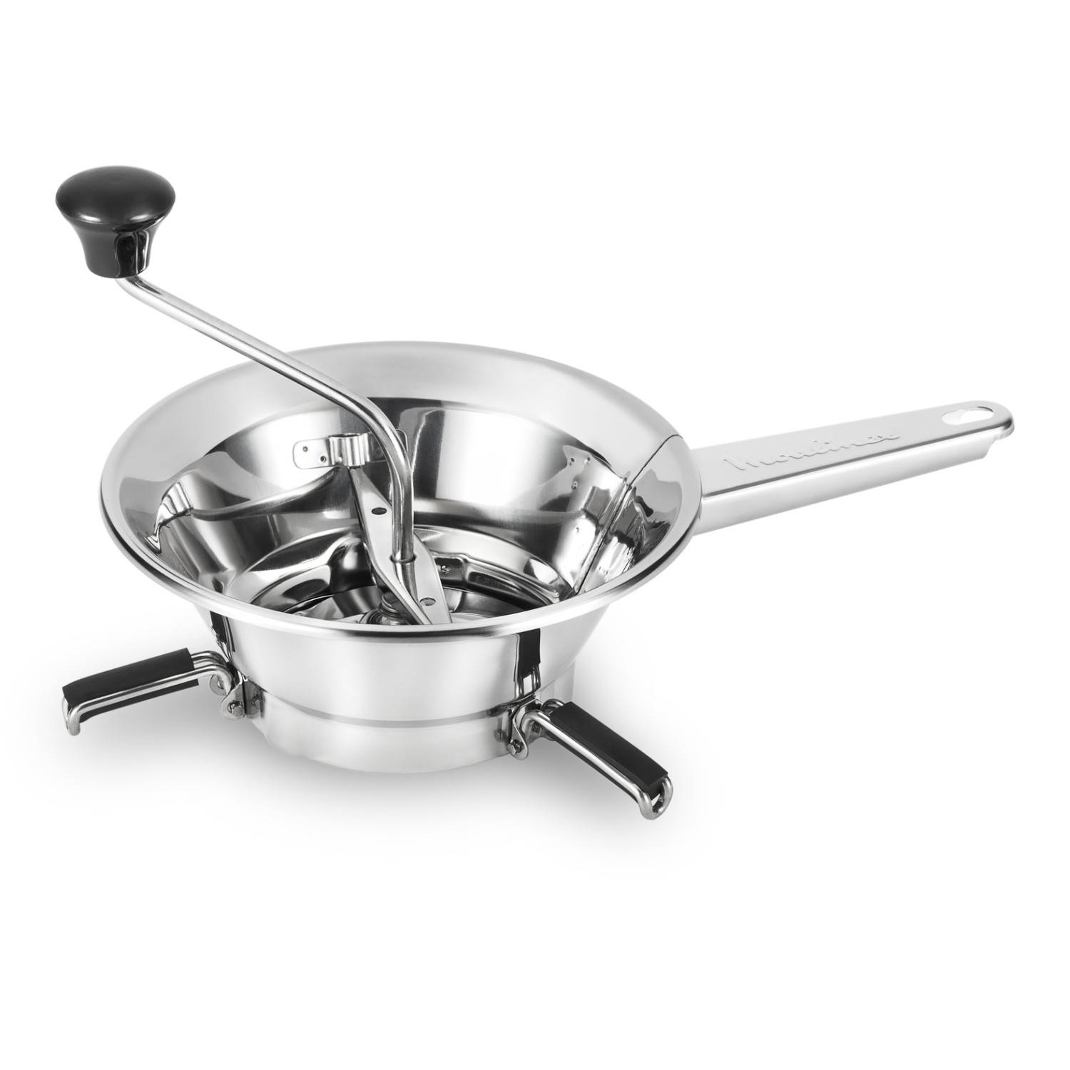 Moulinex A40106 Classic – Passaverdure manuale, 2 dischi in acciaio inox (fino a 19?cm), capacita' variabile secondo con-1