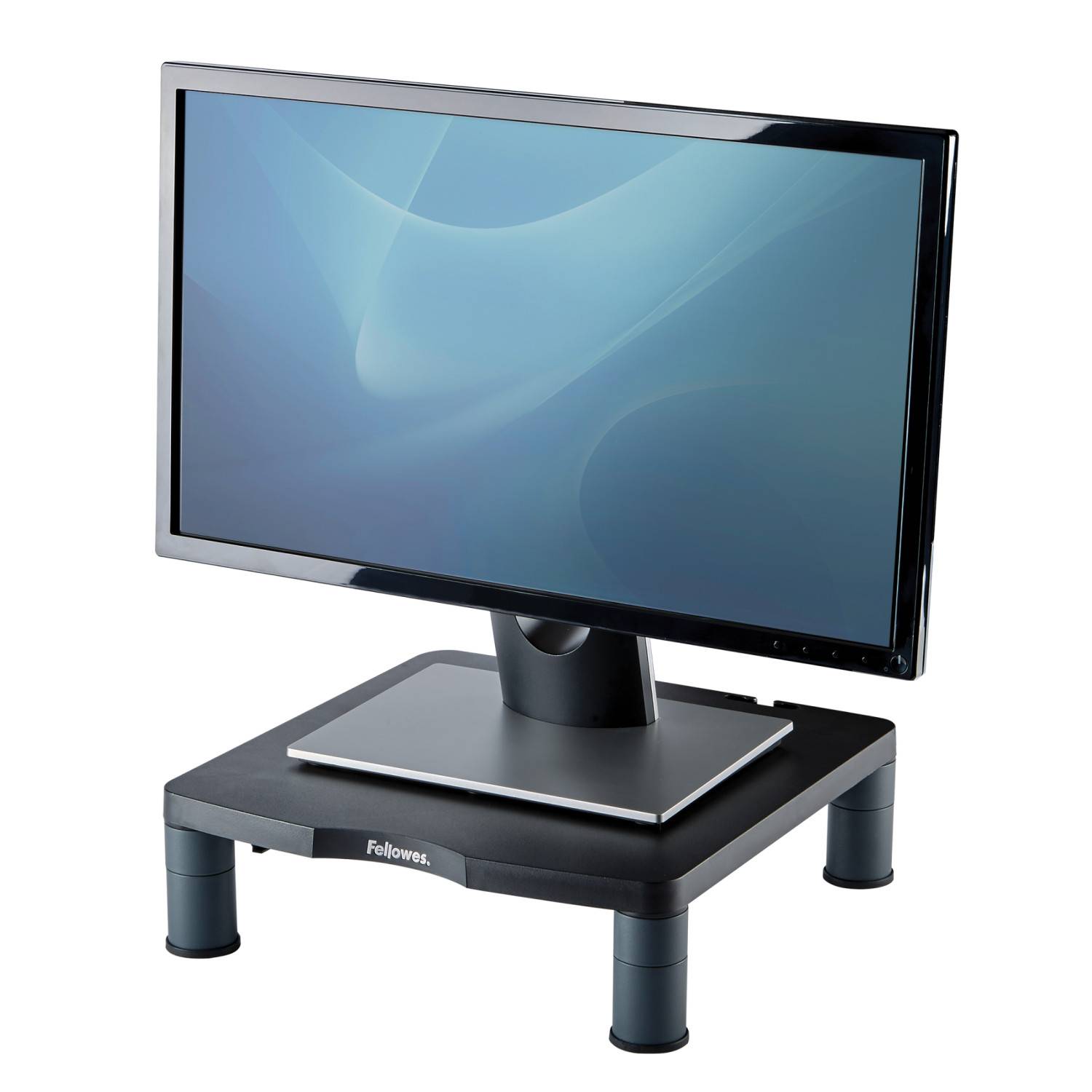 Rialzo per monitor Fellowes Riser Range Altezza: 5.1 fino a 10.2 cm Platino-6