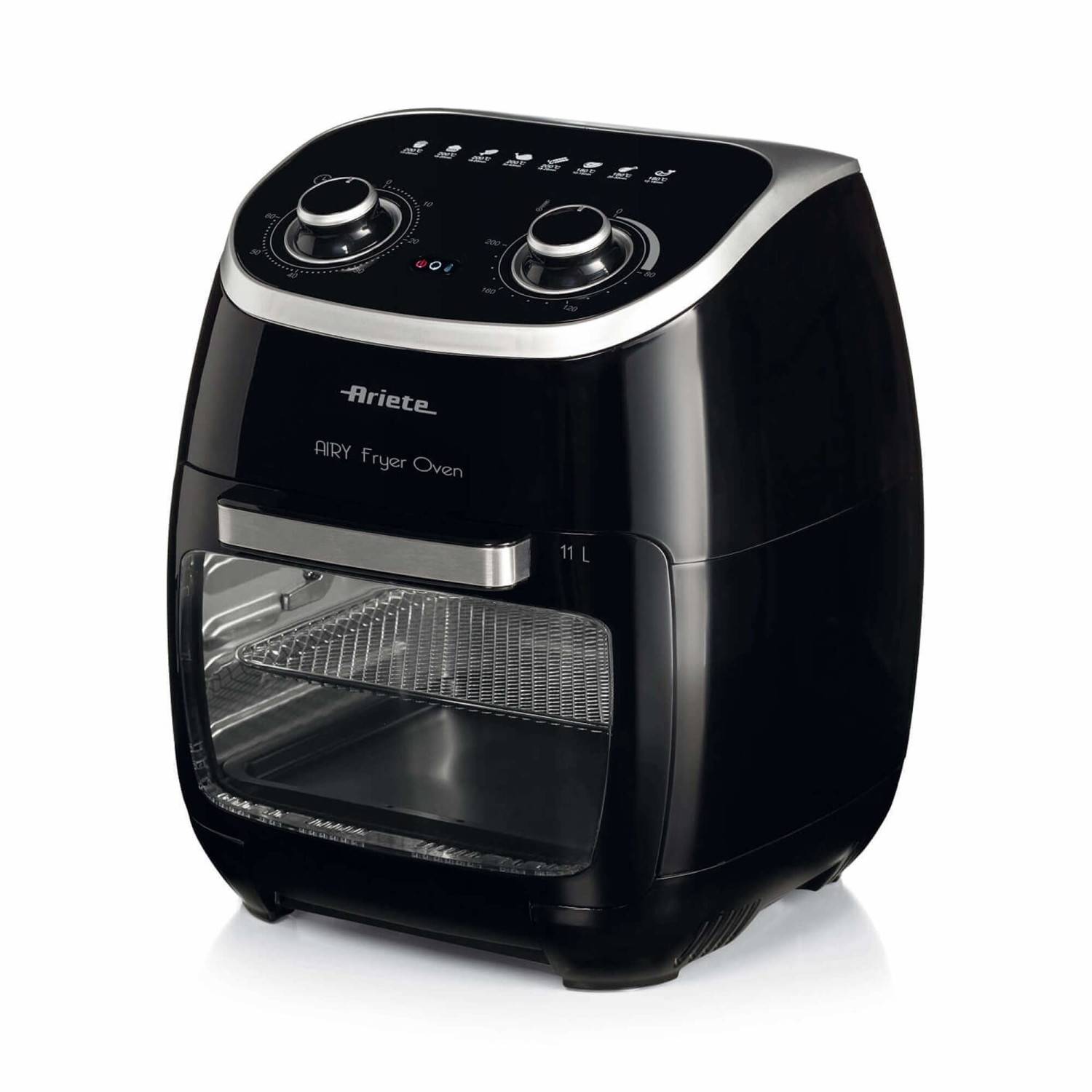 Ariete 4619 Airy Fryer Oven - Friggitrice ad Aria e Forno Elettrico con Girarrosto - Cestello Rotante - Essiccatore - 20-3