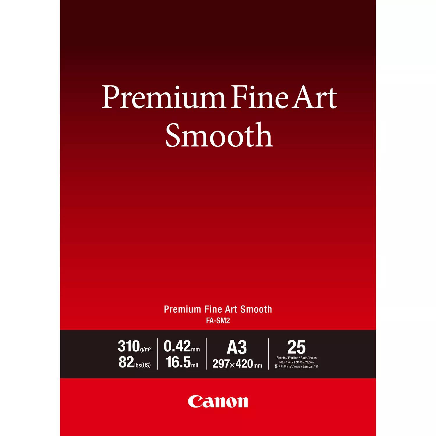 Canon Premium Fine Art FA-SM2 - Seidig - 16,5 mil - A3 (297 x 420 mm)-2