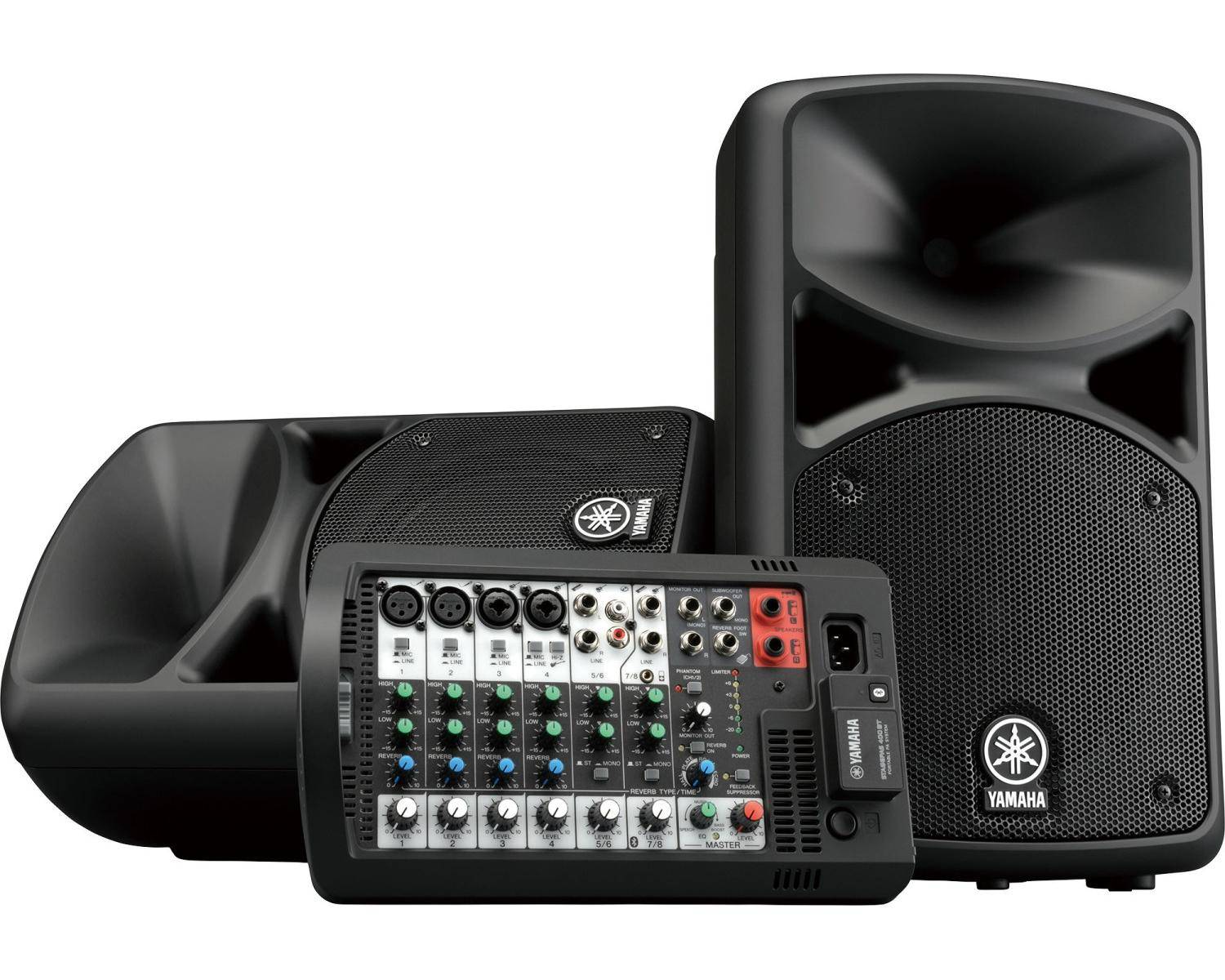 Yamaha Stagepas CSTAGEPAS400BT Cassa monitor e amplificata Sistema PA 400 W Nero-5