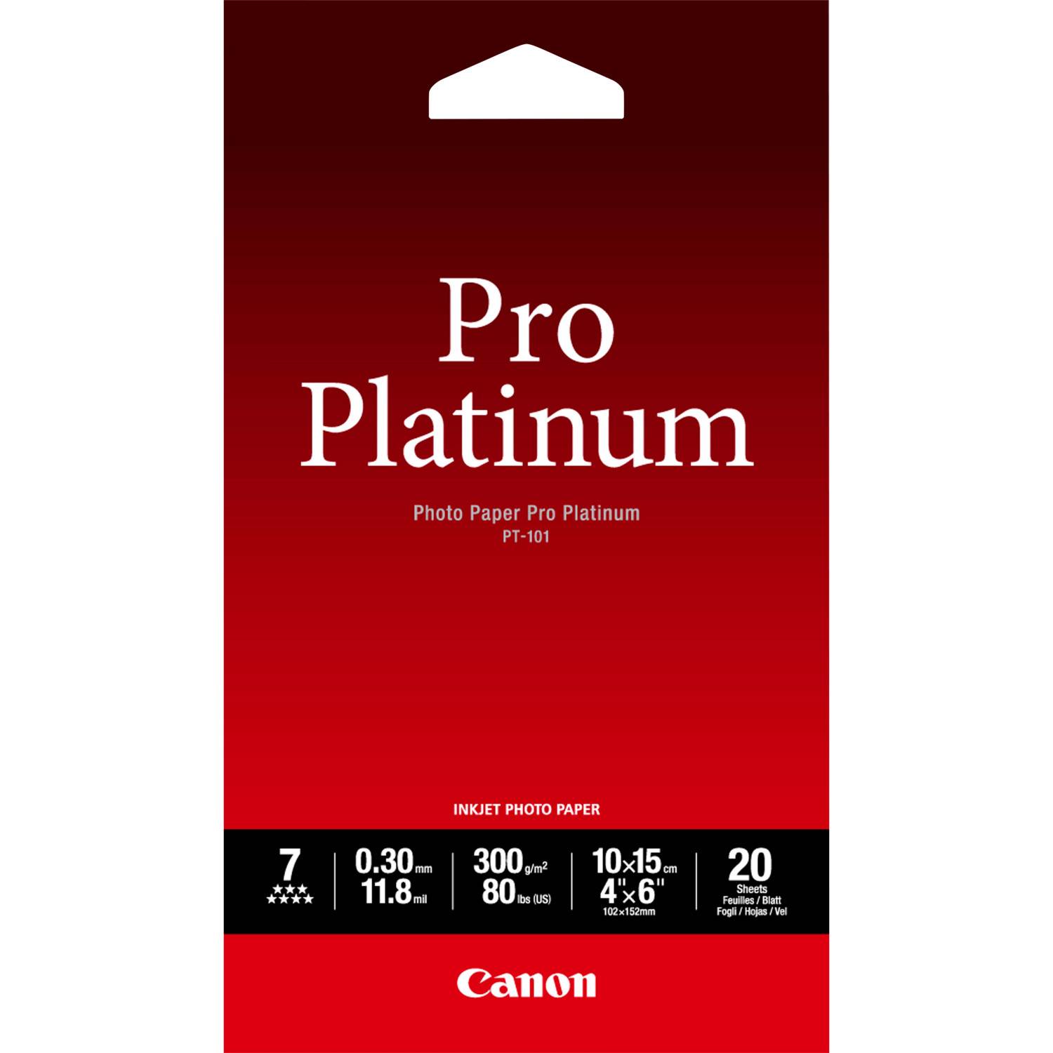 CANON Fotopapier PT-101 10x15 20Bl.-4