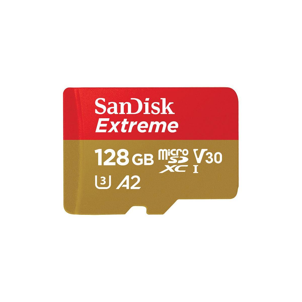 SanDisk Extreme 128 GB MicroSDXC UHS-I Classe 3-3