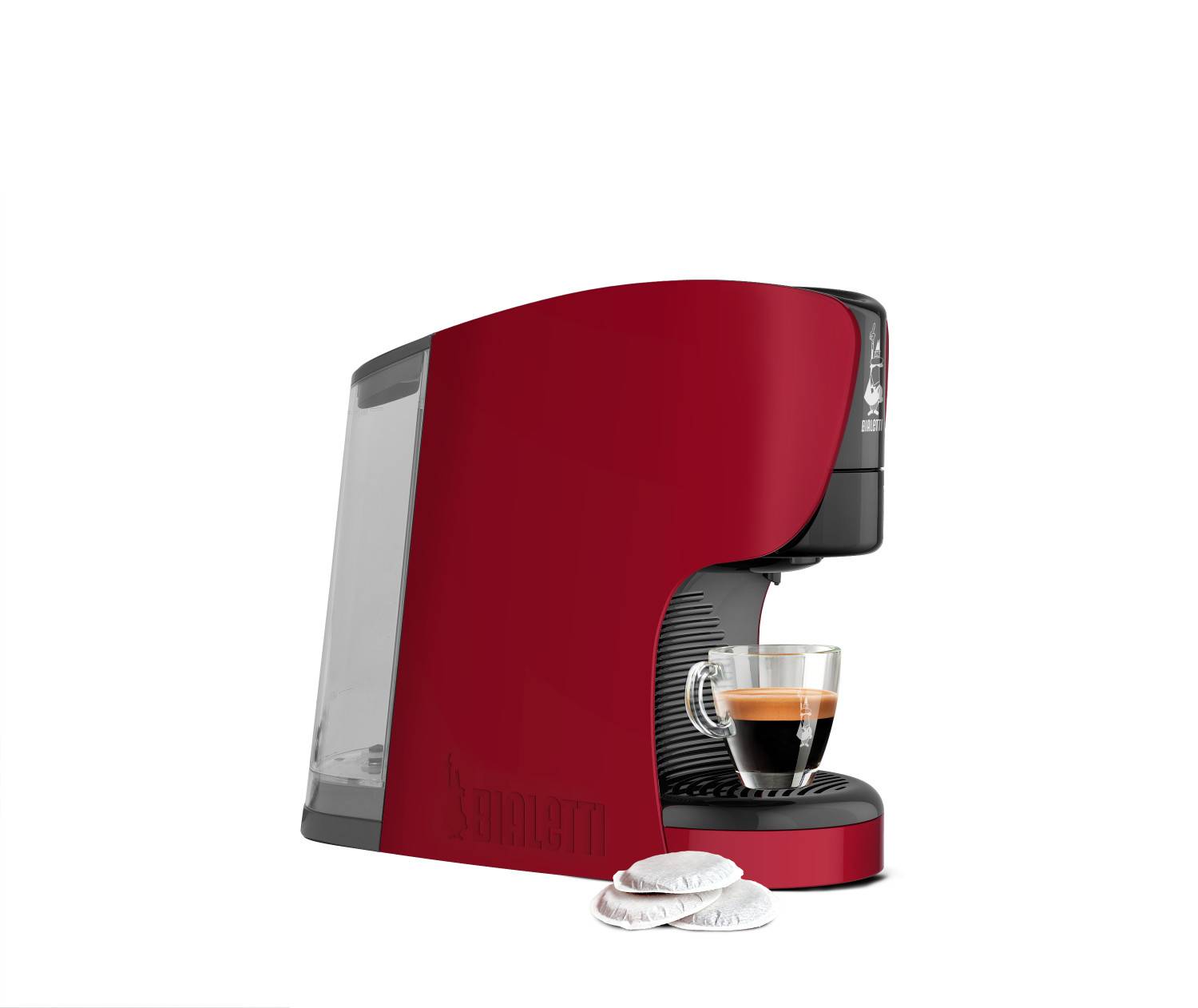 Bialetti Bundle DAMA Macchina Caffè ESE con 30 Cialde ESE Red-3