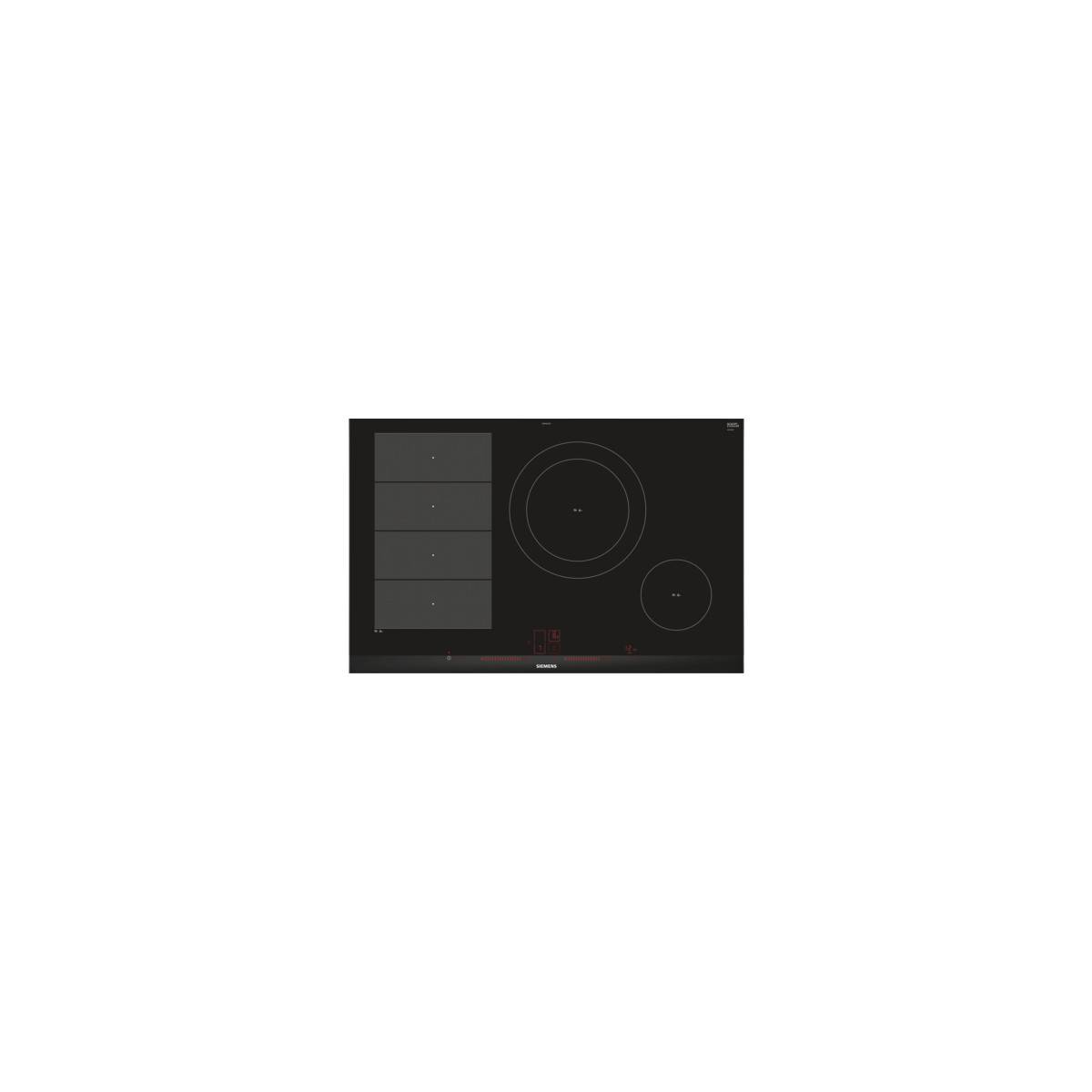 Siemens EX875LEC1E piano cottura Nero, Acciaio inox Da incasso Piano cottura a induzione 4 Fornello(i)-0