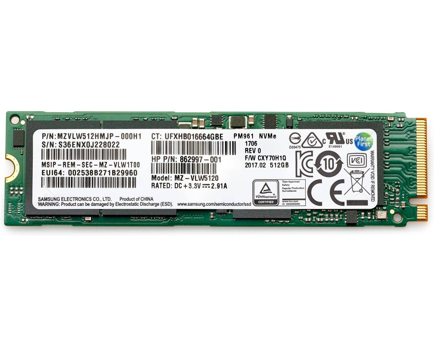 HP 1TB PCIe 4x4 NVMe TLC SSD M.2 PCI Express 4.0-2