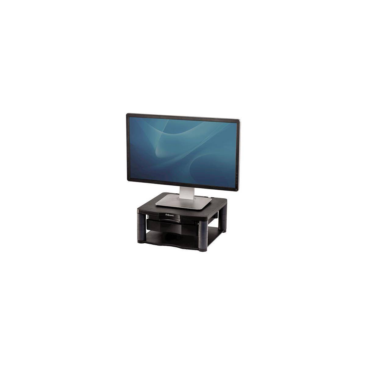 Rialzo per monitor Fellowes Premium Plus Range Altezza: 6.4 fino a 16.5 cm Grafite-5
