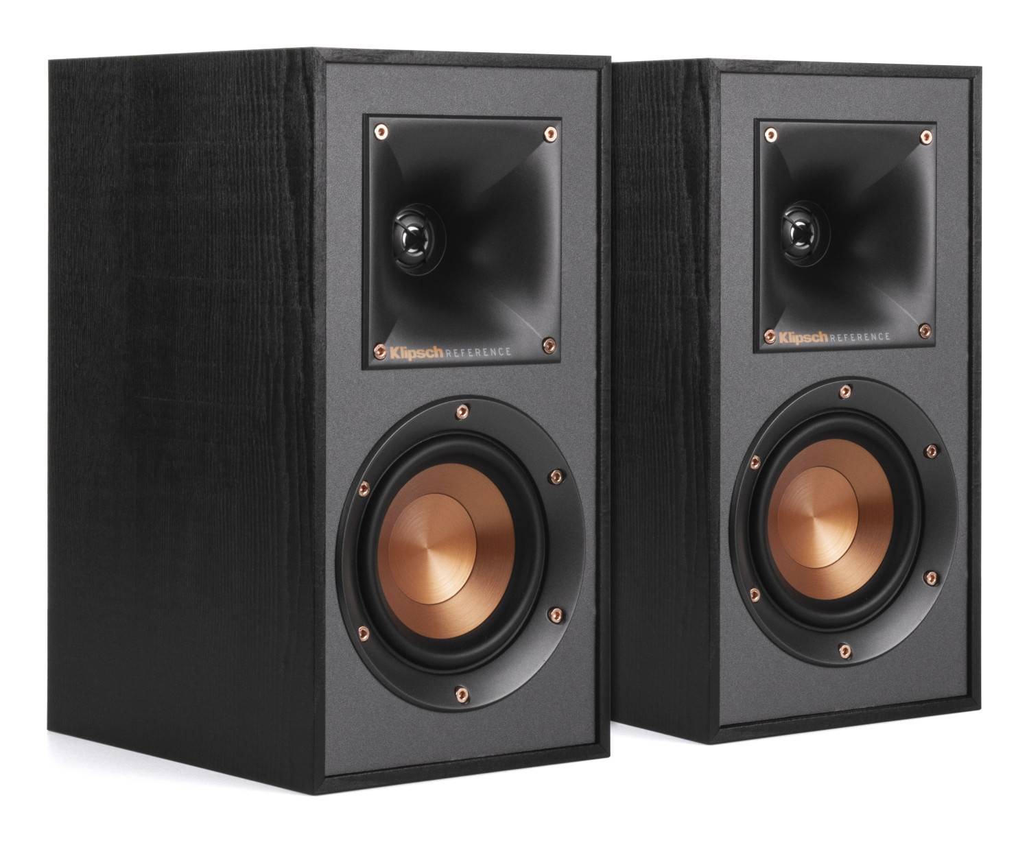 Klipsch R-41M Coppia di Altoparlanti da Scaffale Neri-1