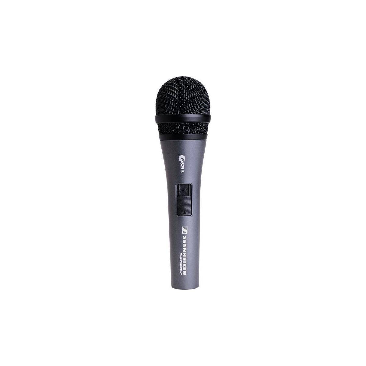 Sennheiser e825s microfono dinamico cardioide a cavo colore grigio-1