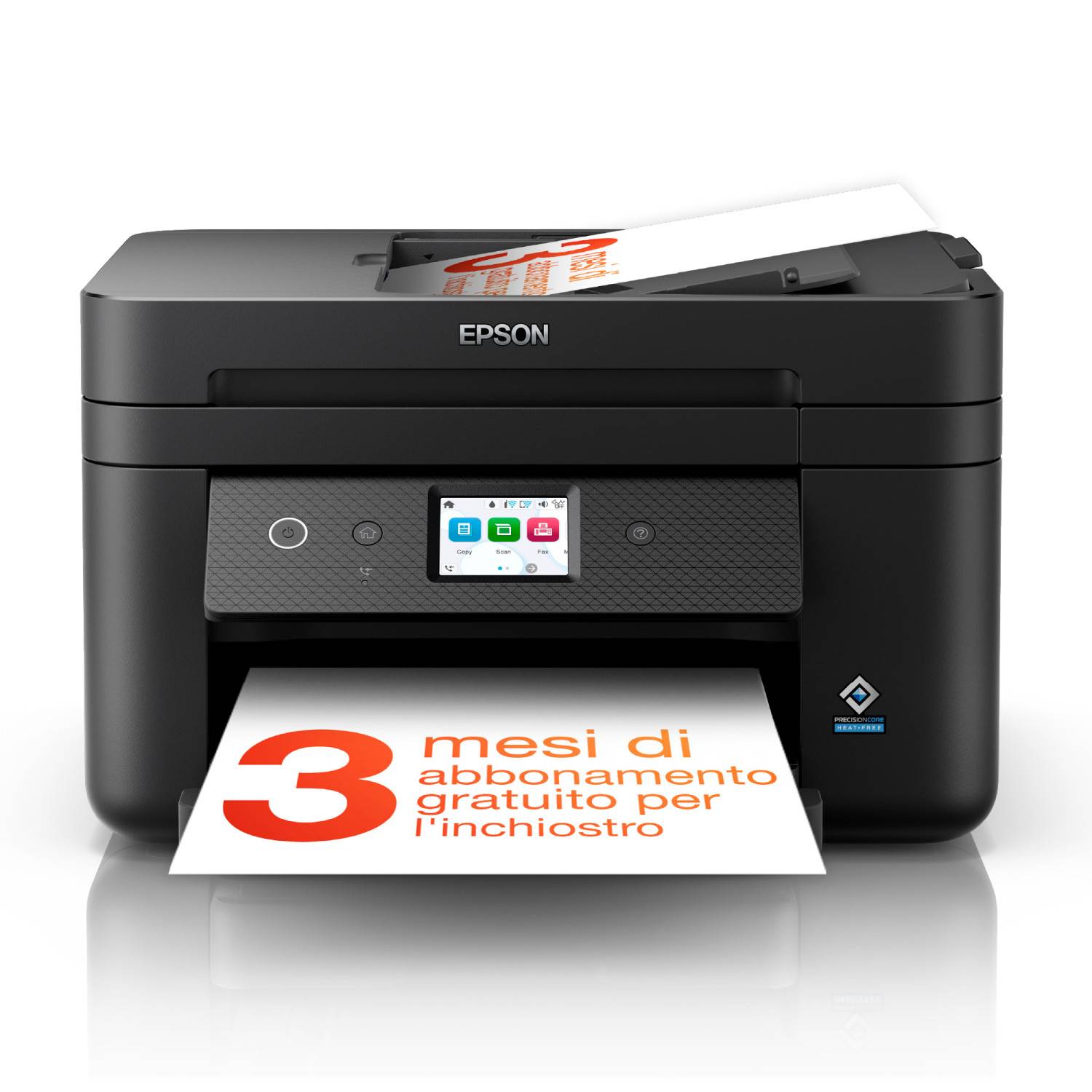 MULTIFUNZIONE EPSON Workforce WF-2950DWF A4 4INK 33/18PPM 100FF DUPLEX LCD FAX ADF WiFi USB2.0 Epson Connect-5