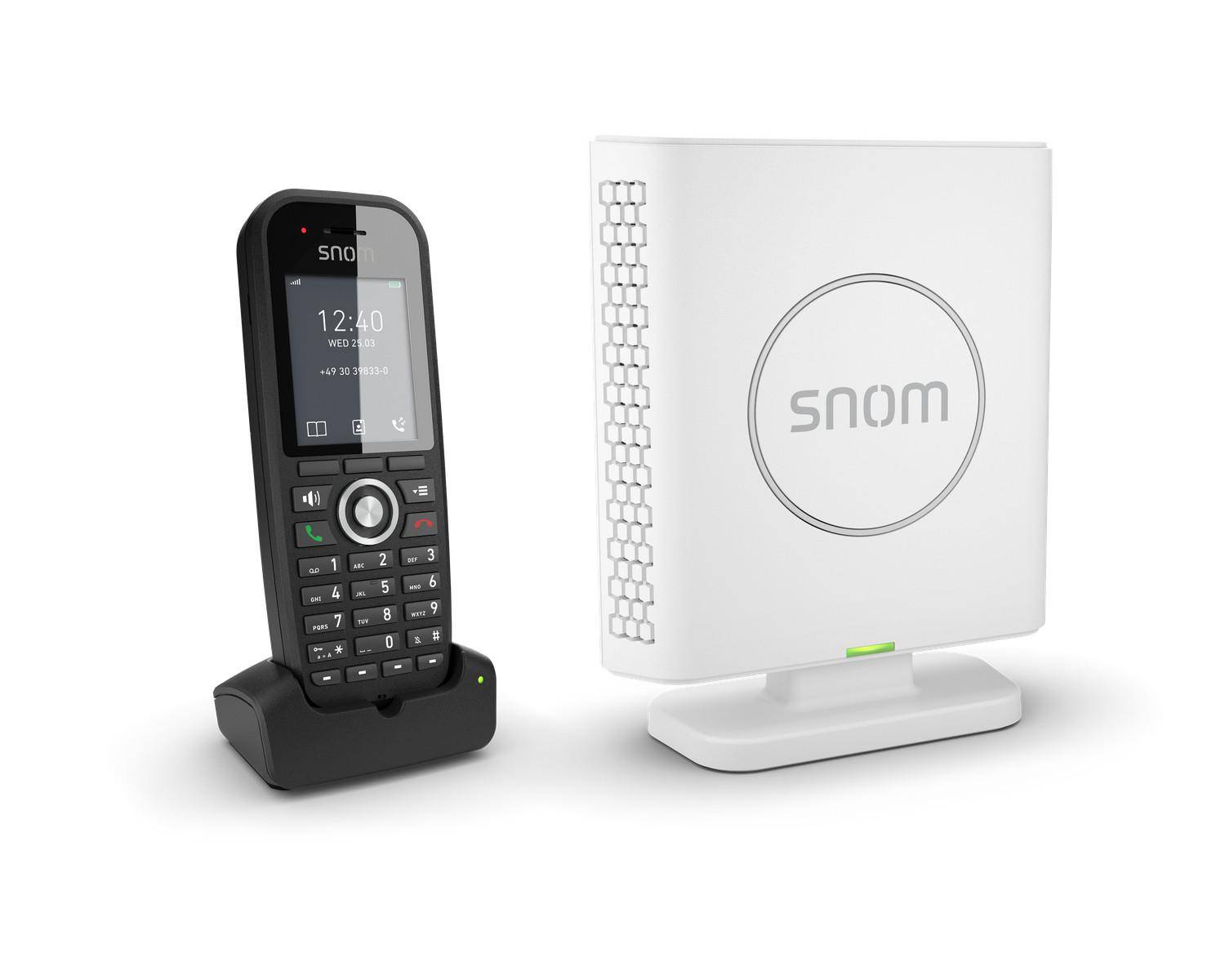 Snom M430 Telefono DECT Identificatore di chiamata Nero, Bianco-4