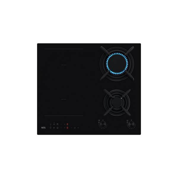 AEG CN071436DH  piano cottura Nero Da incasso 60 cm Combi 4 Fornelli