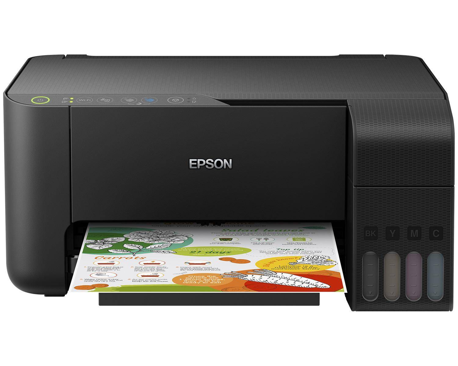Epson EcoTank ET-2710 Stampante mutifunzione Bianco nero a getto d'inchiostro Colori A4 Stampante, scanner, copiatrice W-7