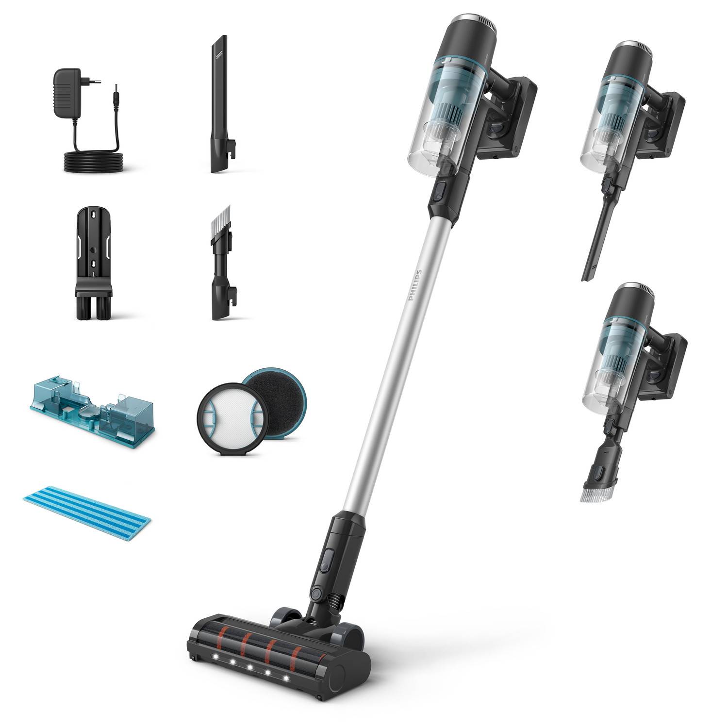 Philips 3000 series Aqua XC3133/01 Aspirapolvere senza filo-4