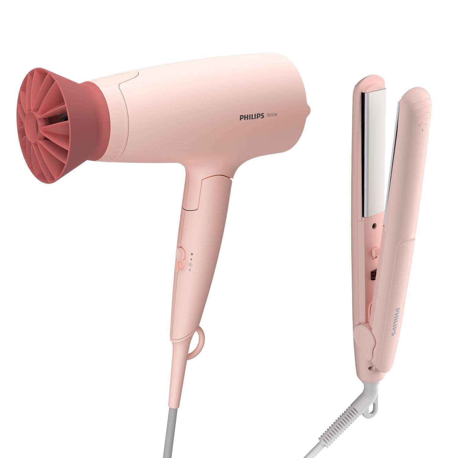 Philips BHP398/00 ASCIUGACAPELLI+PIASTRA KIT LISCIANTE 1600W CON PIASTRA CERAMIC-1