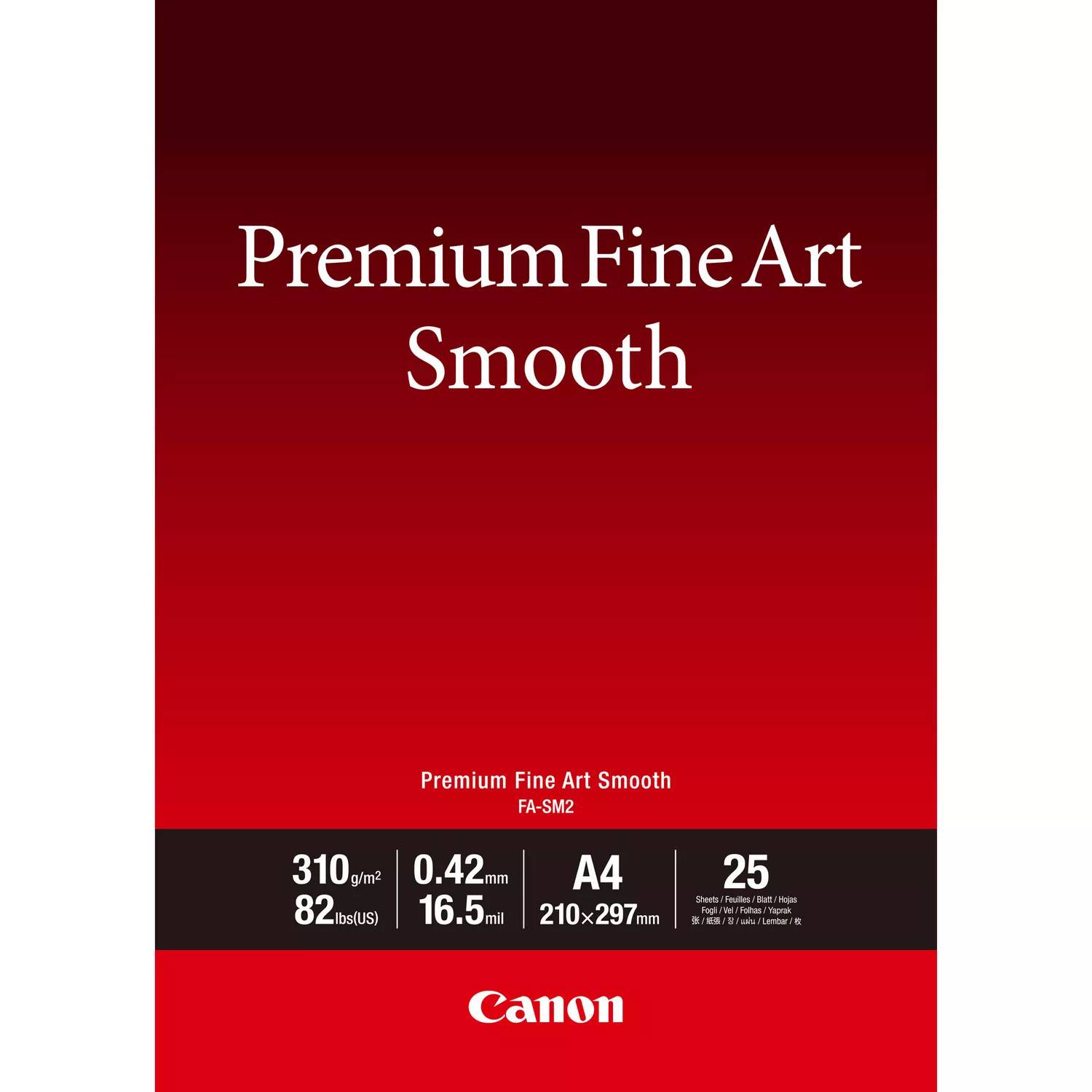 Canon Premium Fine Art FA-SM2 - Seidig - 16,5 mil - A4 (210 x 297 mm)-2