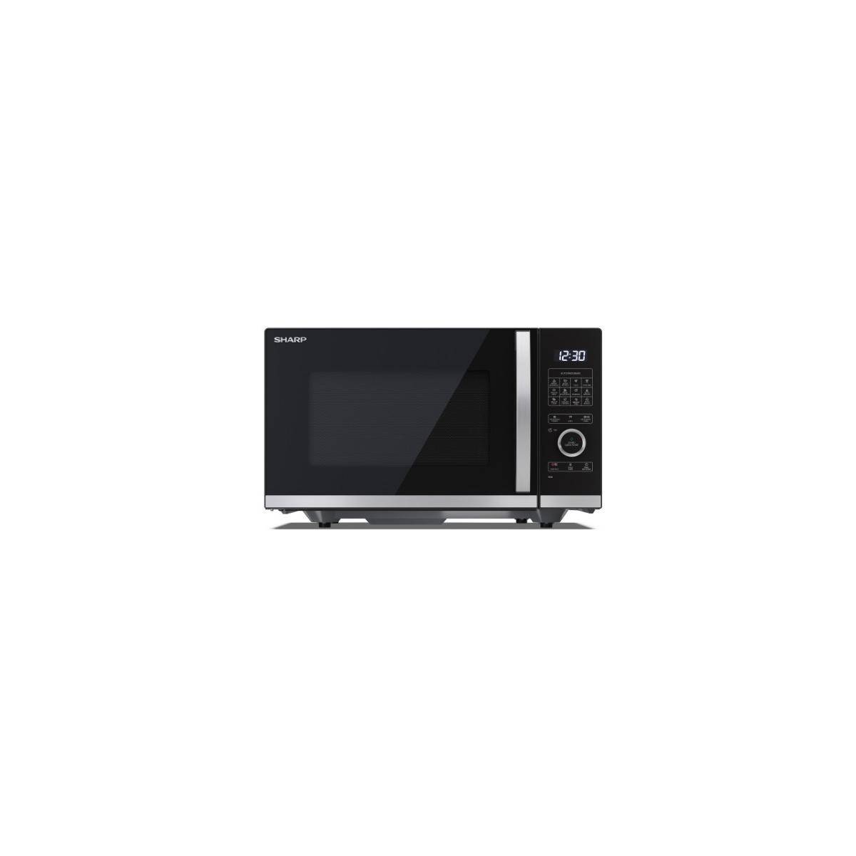 Sharp YC-QG254AE-B Mikrowelle Schwarz 900 W - Kapazität: 25 Liter - Mikrowellenleistungsstufen: 10 - Steuerungstyp: Halb-4