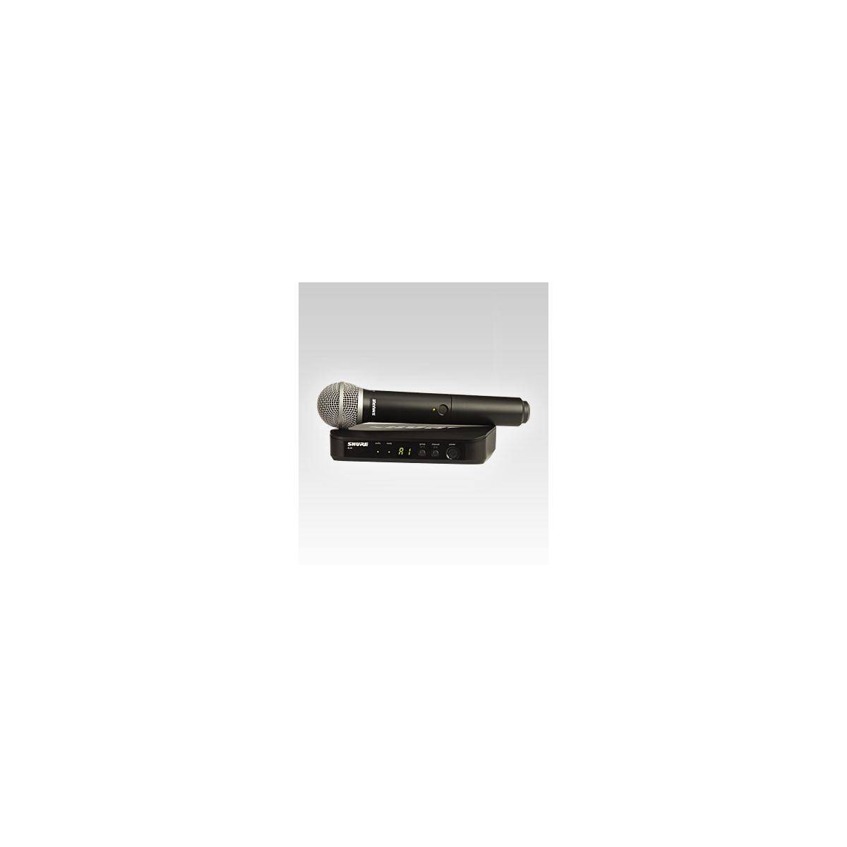 Shure BLX24E PG58 Nero Microfono per palco spettacolo-1