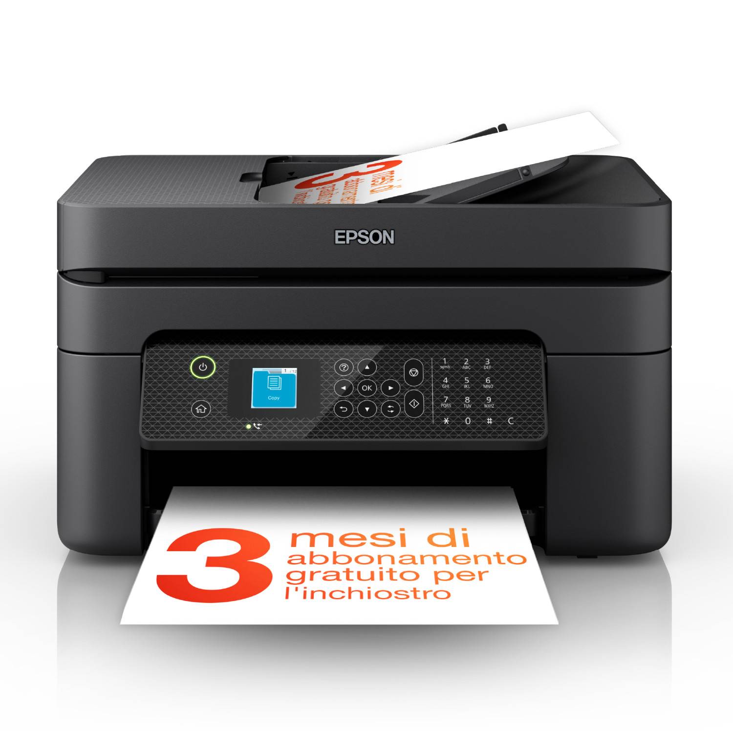 Epson WorkForce WF-2930DWF - dispositivo multifunzione a getto d'inchiostro - stampa. scansione. copia. fax 5760 x 1440-5