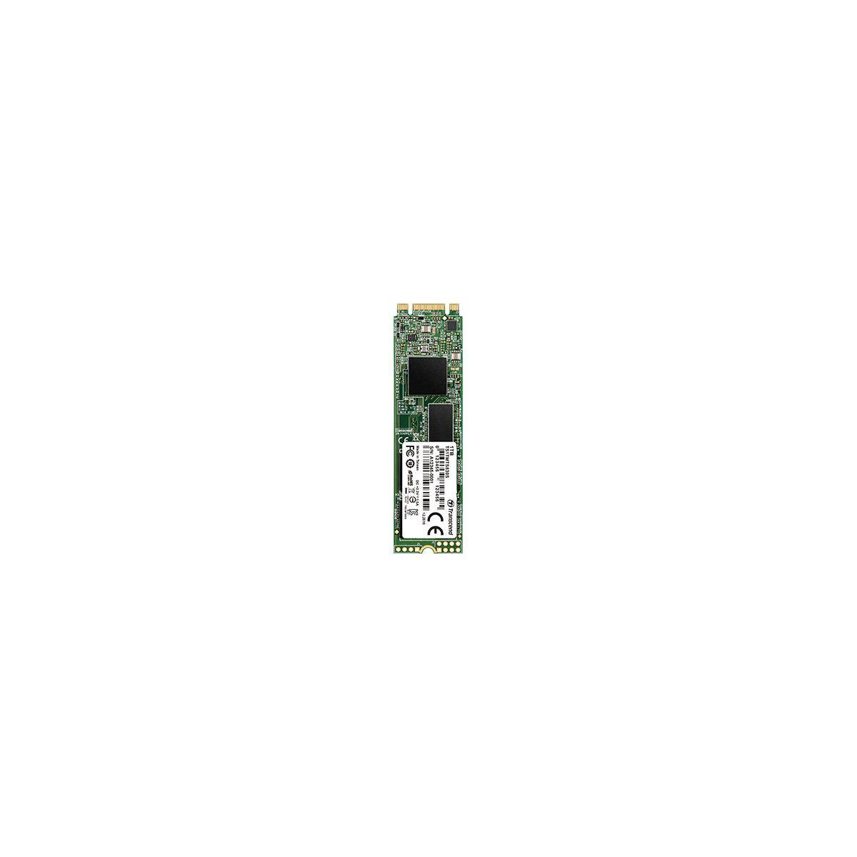 Transcend 830S 1 TB Memoria SSD interna SATA M.2 2280 M.2 SATA 6 Gb/s Dettaglio TS1TMTS830S-2