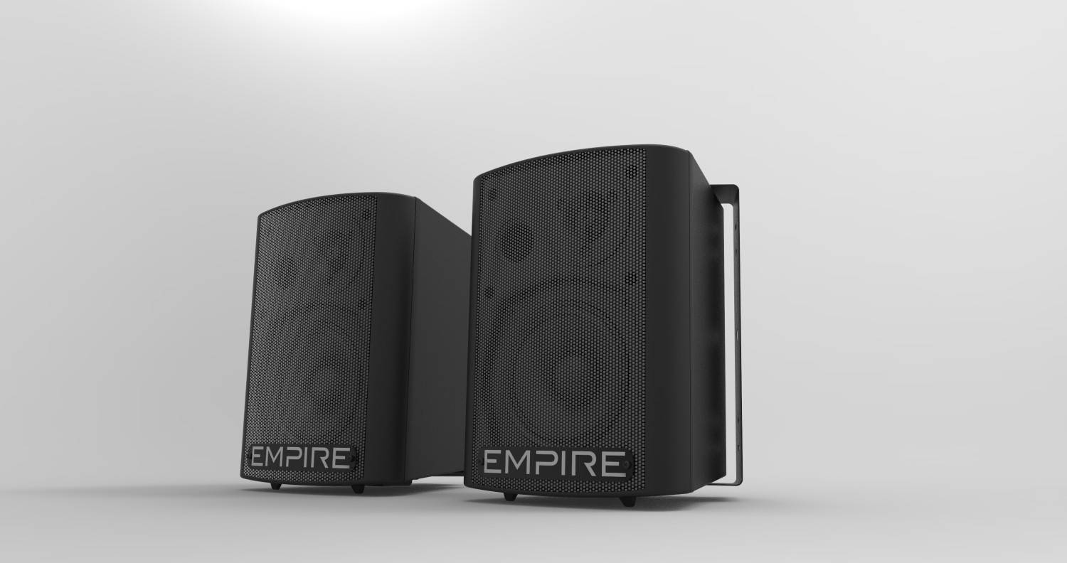 Empire Media HS.WALL250MB altoparlante 2-vie Nero Cablato 250 W-1