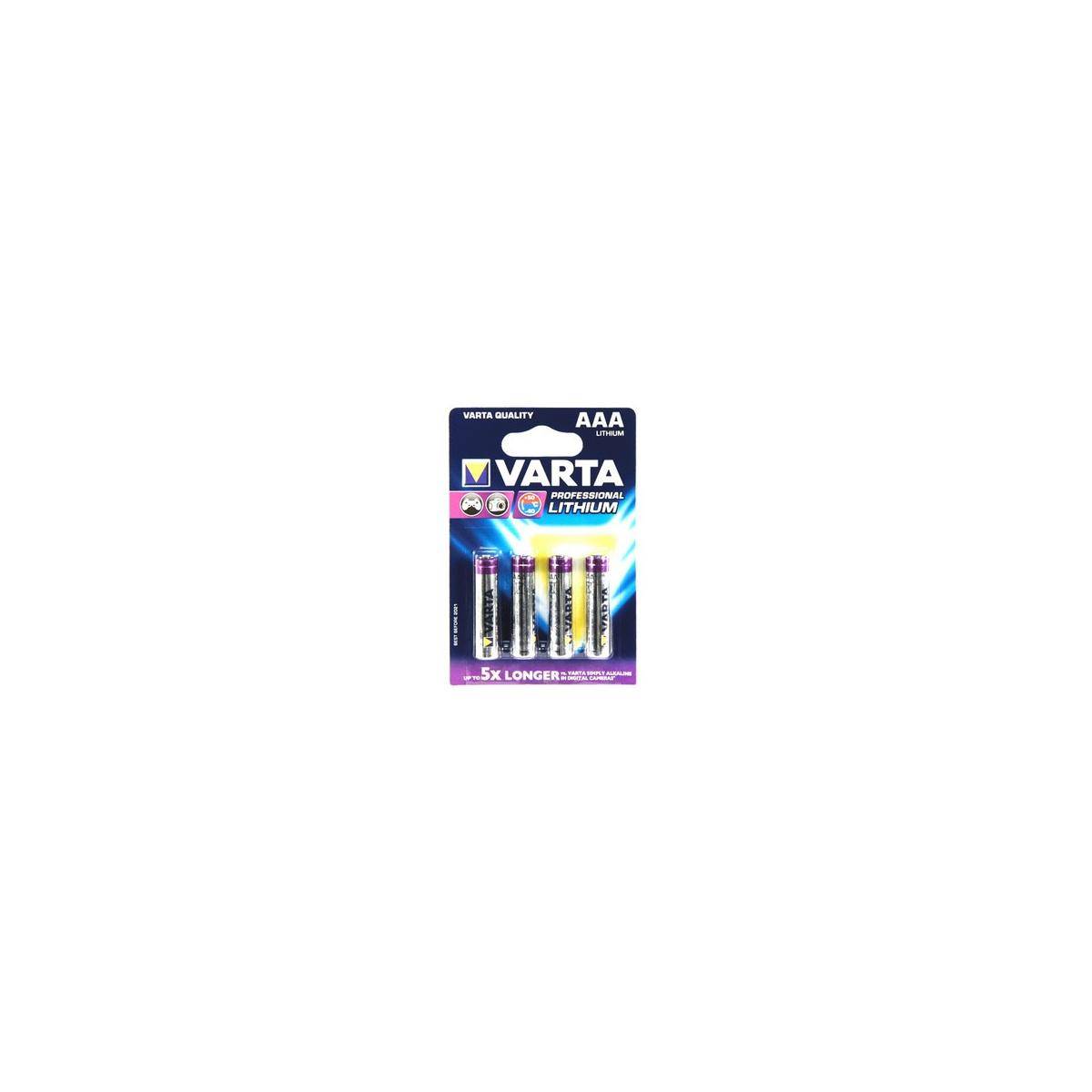Varta 4x AAA Lithium Batteria monouso Mini Stilo AAA Litio-3