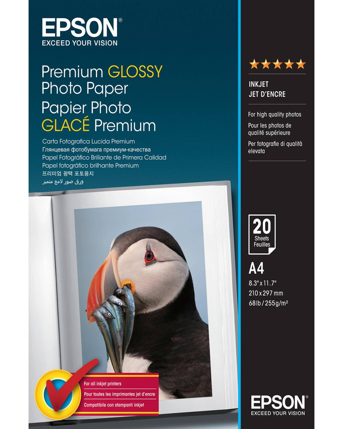 Epson Premium Glossy Photo Paper - A4 - 20 Fogli-9