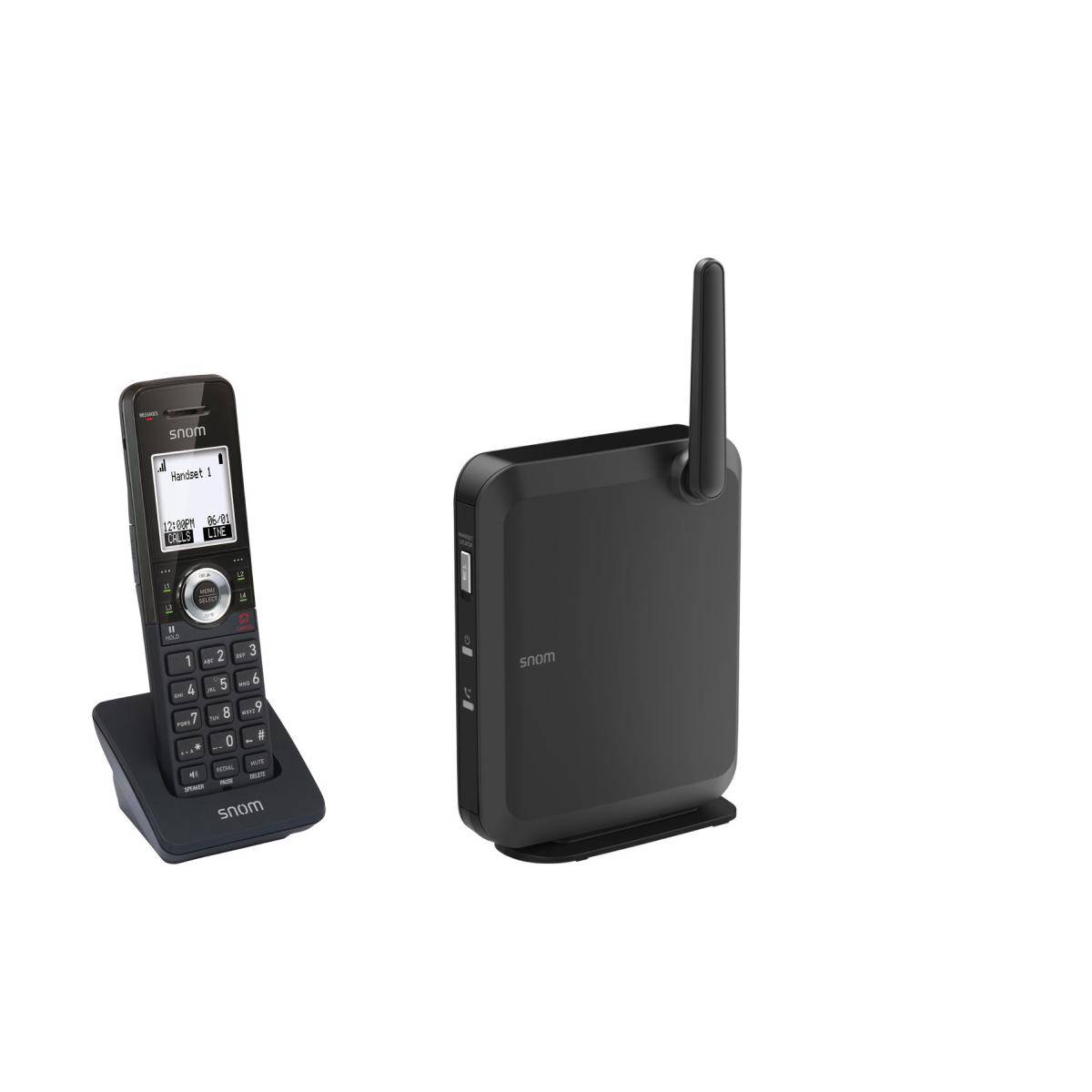 Snom 110 SC DECT Bundle Telefono DECT Identificatore di chiamata Nero-1
