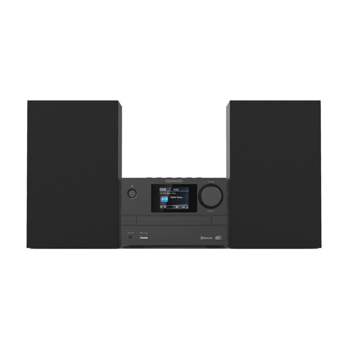 Kenwood HI FI Micro M525DAB Black Bluetooth USB CD Radio DAB+ Color Display-1
