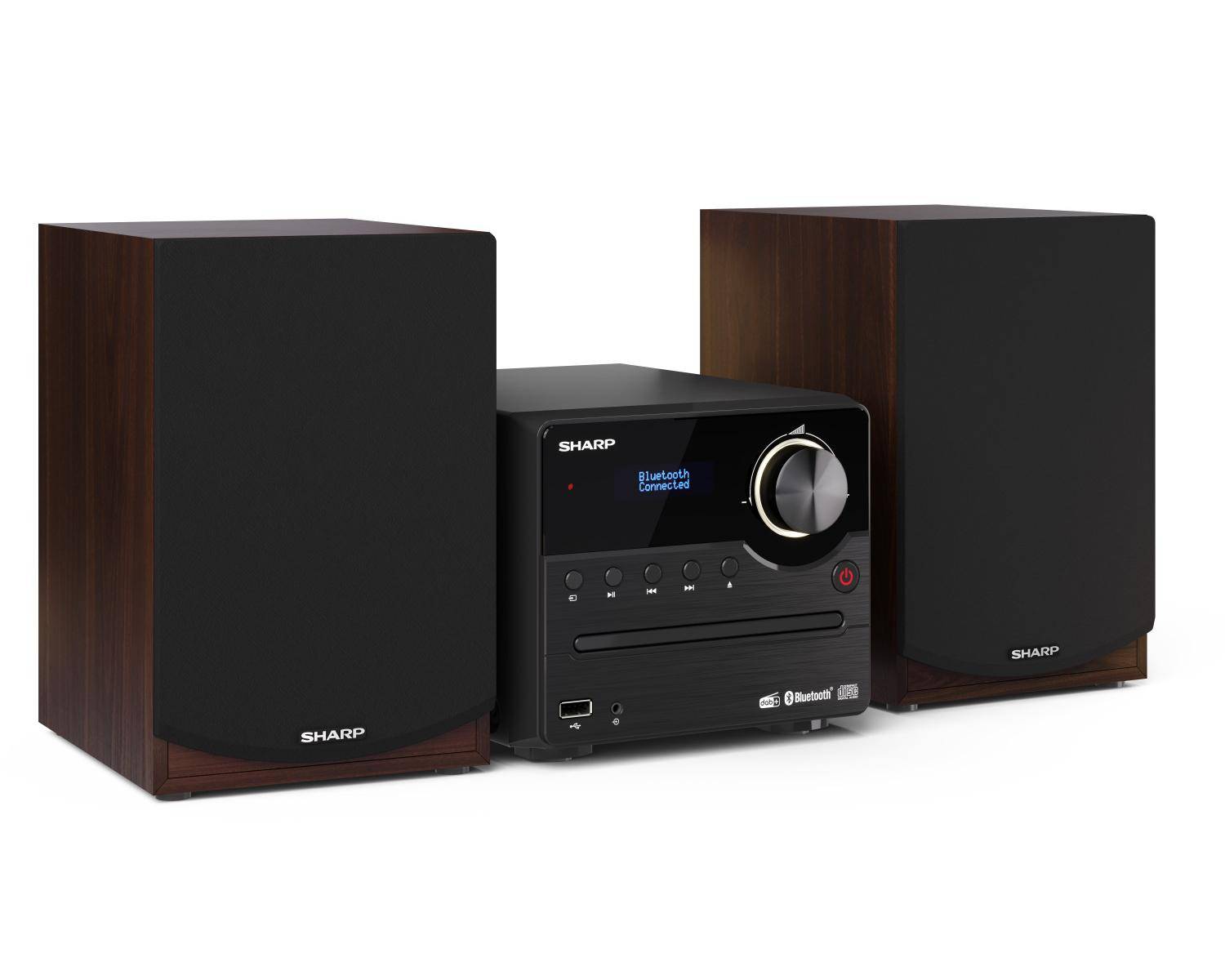 Sharp XL-B517D - Heim-Audio-Mikrosystem - Braun - 1 Disks - Voller Bereich - 60 - 20000 Hz - DAB+,FM (XL-B517BR)-2